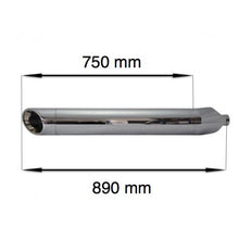 Ladda upp bild till gallerivisning, Kalinski Slipon Ljuddämpare Yamaha Midnight Star 1300, V-Star 1300, Stratoliner 1300