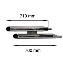 Ladda upp bild till gallerivisning, Kalinski Slipon Ljuddämpare Yamaha Wild Star / Road Star 1600 / 1700 (passar modellen lamdasond)